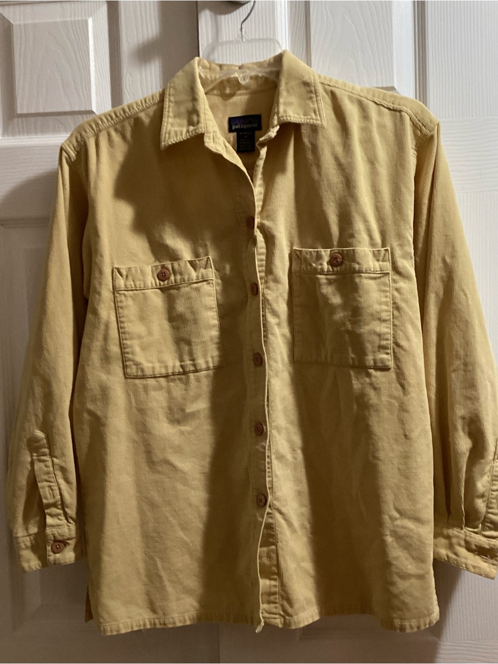 Patagonia Men's Lightweight Shirt Jacket in Mustard Yellow